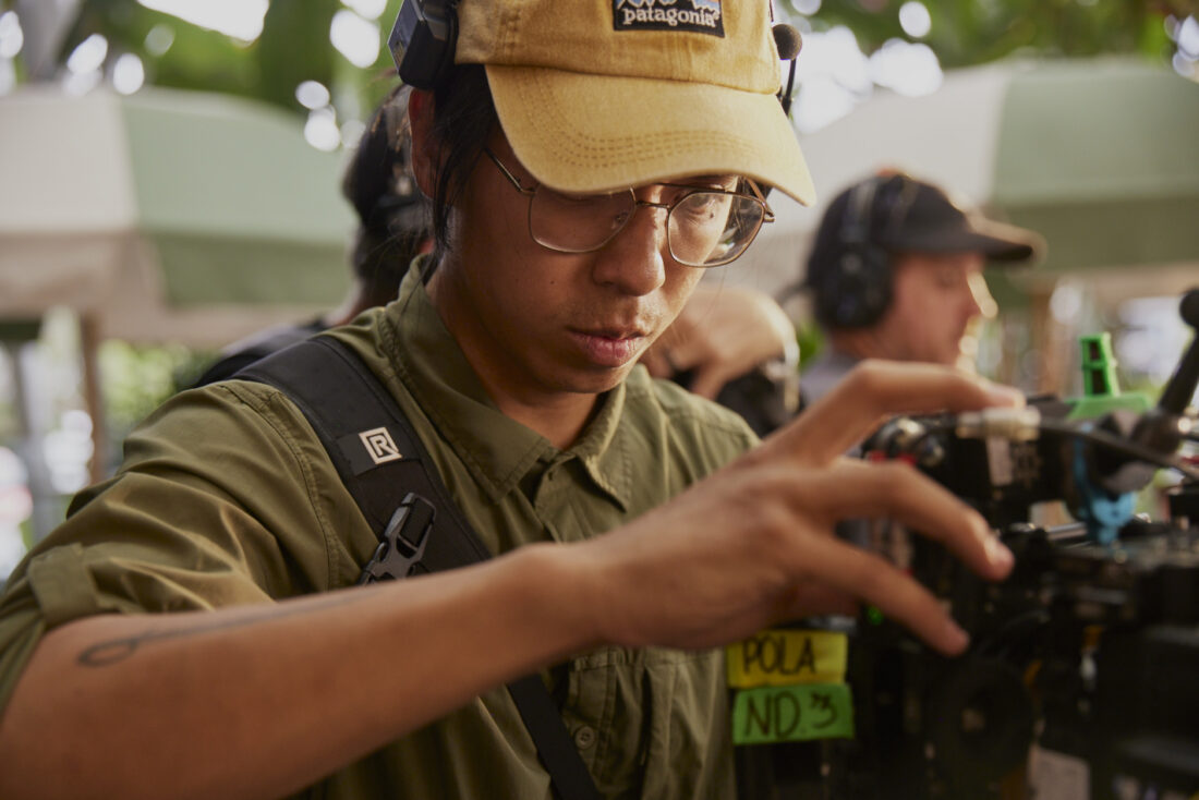 Image of Focus Puller/ First AC Phong Truong by stills photographer, Josh Kelly